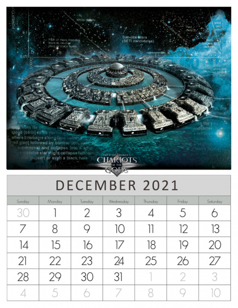 Chariots Of The Gods - Wall Calendar 2021